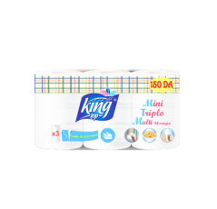 KING TOP x 3 - Papier essuie tout