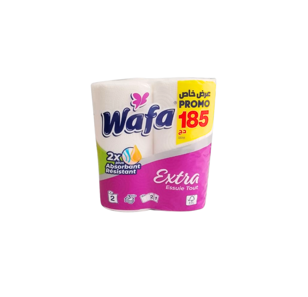 WAFA EXTRA x 2 - Papier essuie tout