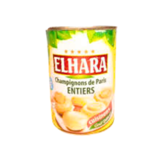  Champignons de Paris Entiers Elhara 400g