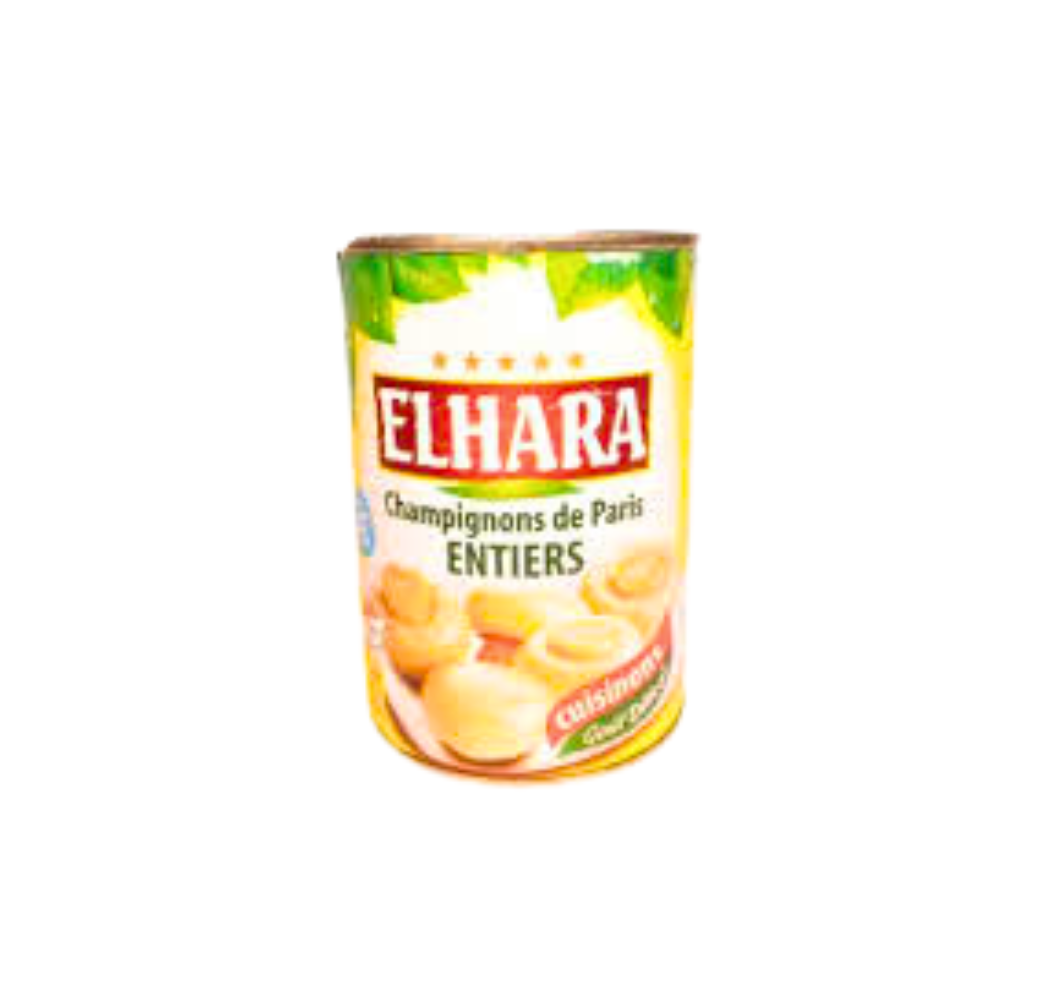  Champignons de Paris Entiers Elhara 400g
