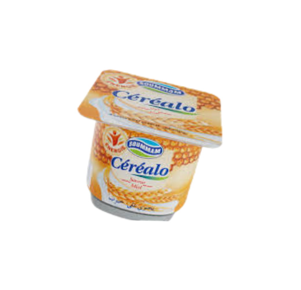 Yaourt Céréalo saveur miel - Soummam