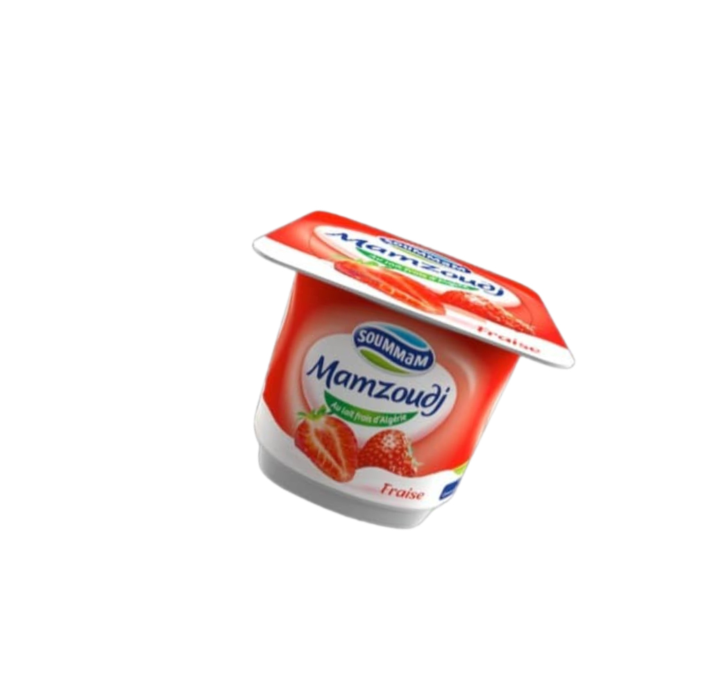  Yaourt Mamzoudj Fraise - Soummam