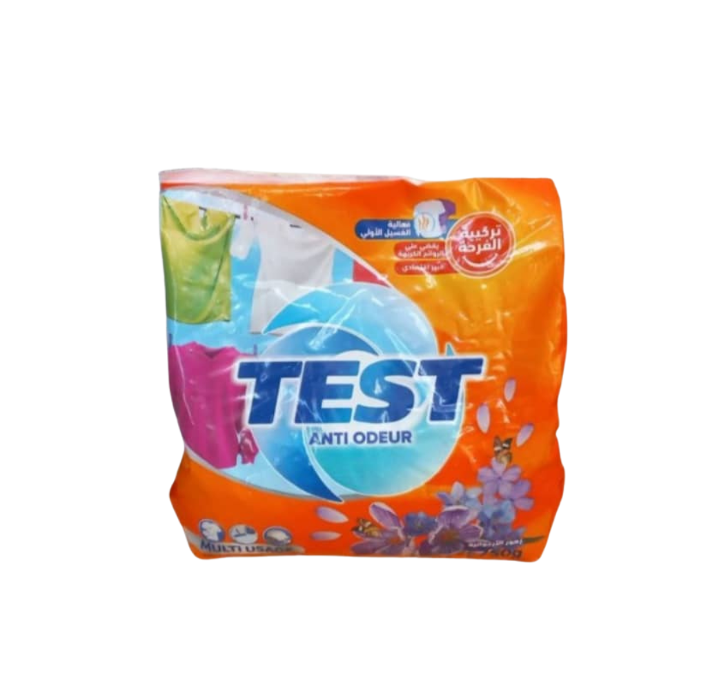 Détergent à lessive anti odeur - Test - 750g 