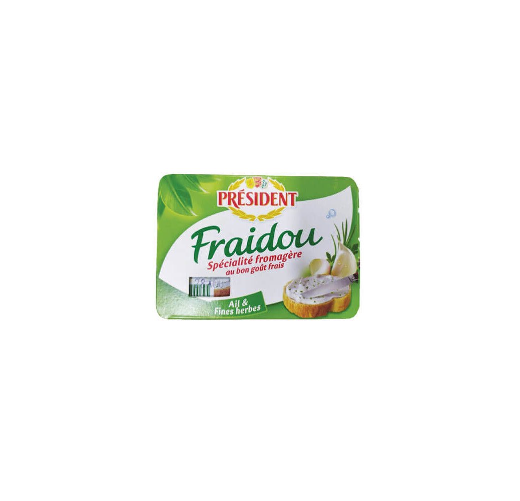prèsident - fraidou- fromage ail et fines herbes -750G