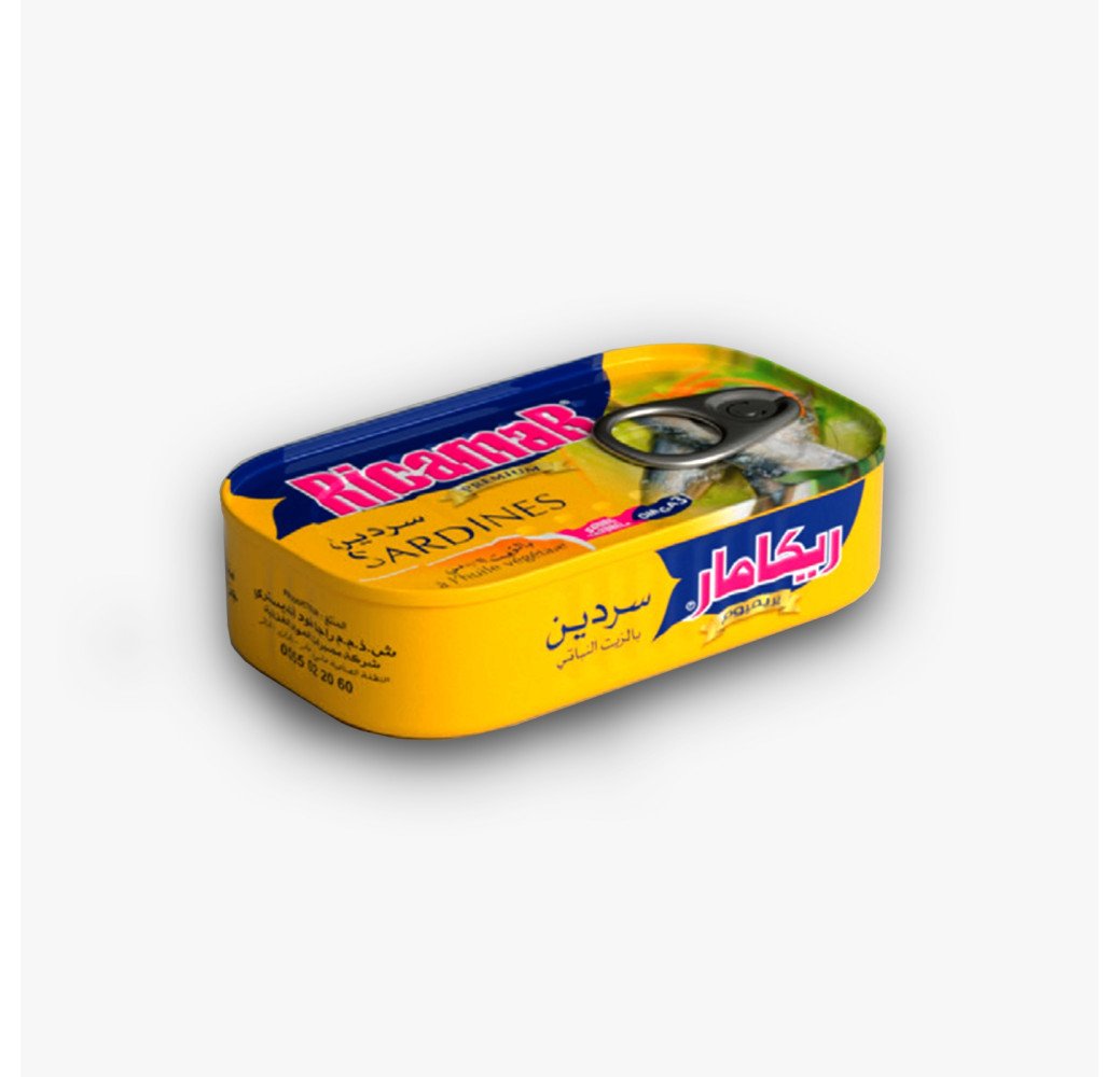 Ricamar- sardines á l'huile vegetale- 125G