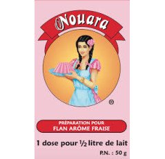Nouara- flan fraise - 50g