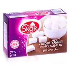 Skor - Sucre Blanc en Morceaux - 1kg 