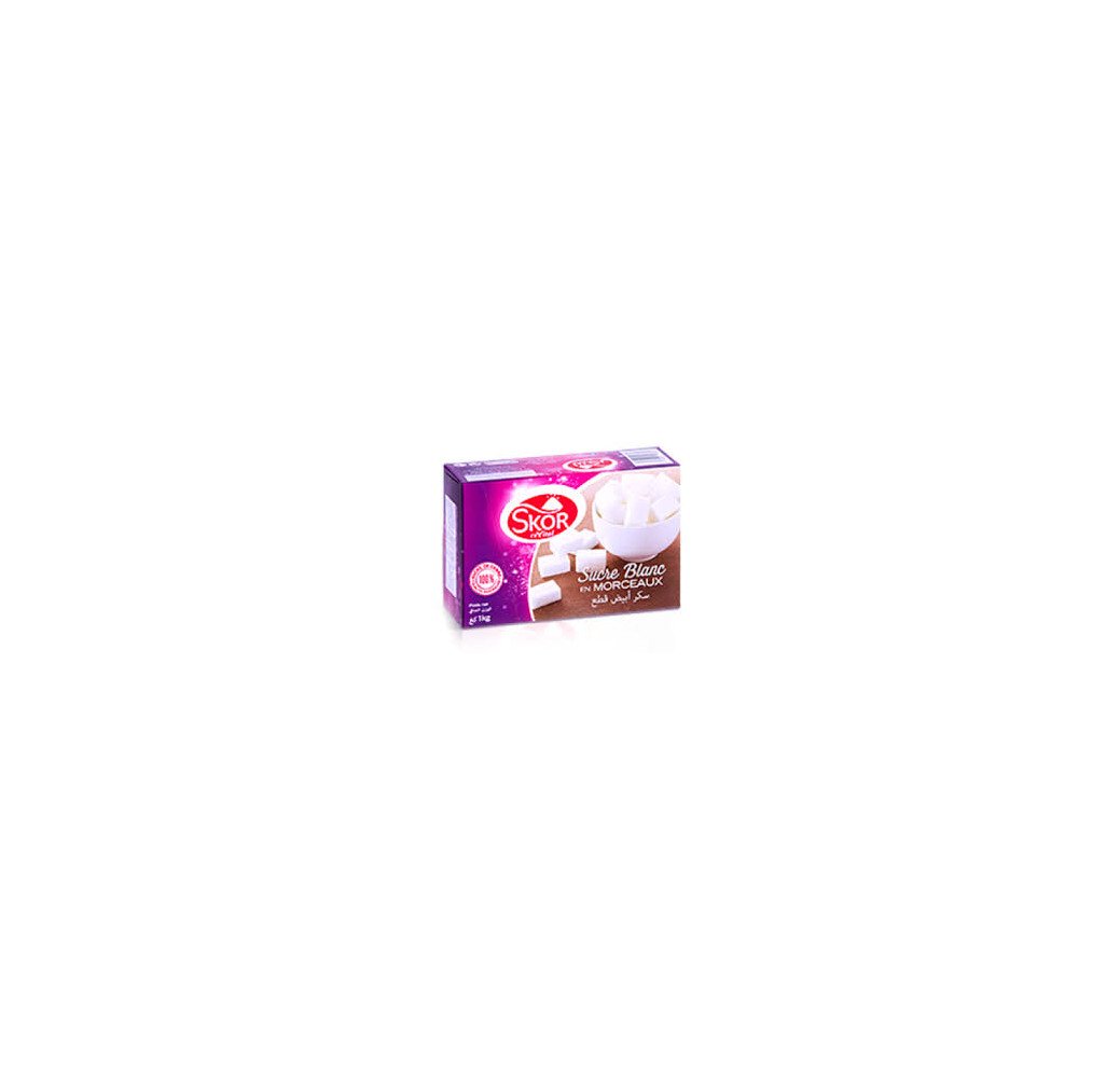 Skor - Sucre Blanc en Morceaux - 1kg 
