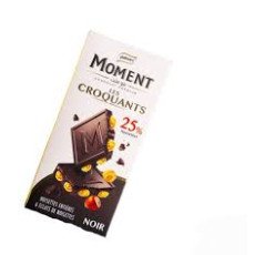 Moment Croquants 25% - chocolat Noir noisettes