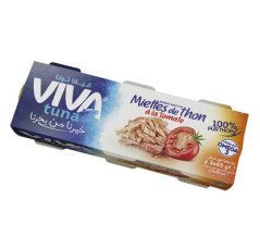 Viva Tuna - miettes de thon á la tomate - 3 boites (65g) 