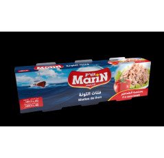 P'tit Marin - miettes de thon a la sauce tomate  - 03 boites (35g) 