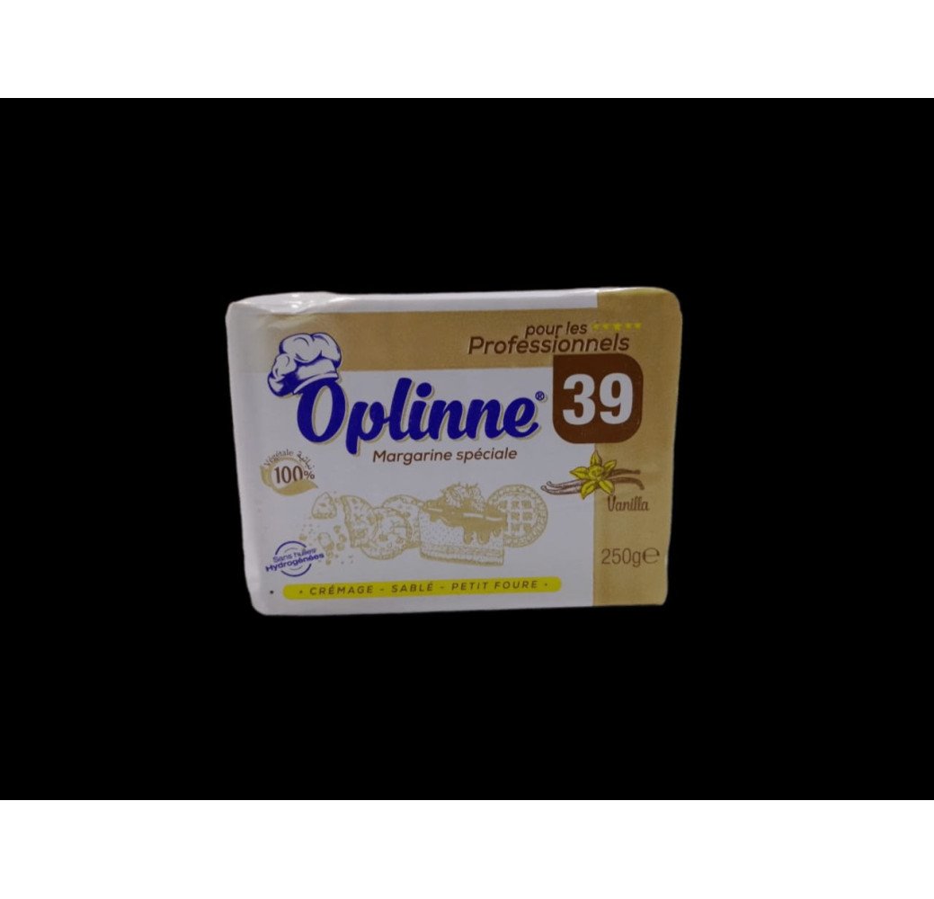 Oplinne - Margarine spècial - goût vanille - 250g
