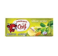 La vache qui rit - Fromage olive verte - 04 barres 