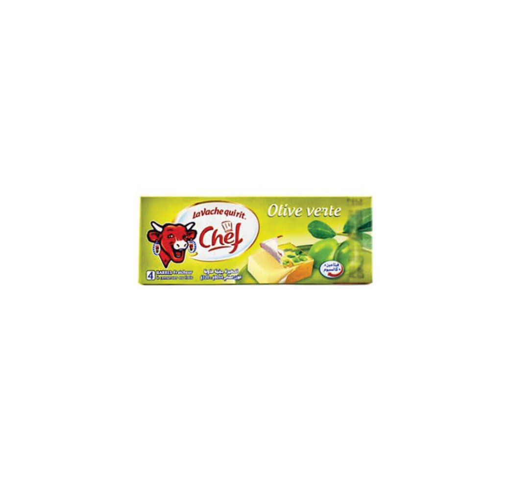 La vache qui rit - Fromage olive verte - 04 barres 
