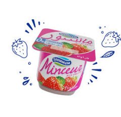 Soummam - Yaourt Minceur á la fraise - 100g 