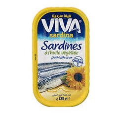 Viva - Sardine á l'huile vègètale - 125g 