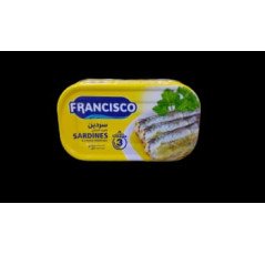 Francisco - Sardines á l'huile Vègètale - 125g 