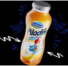  Yaourt Soummam ALADIN À boire - Banane Carmel  100