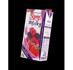 Jus Ramy Milky Fraise Framboise 1L