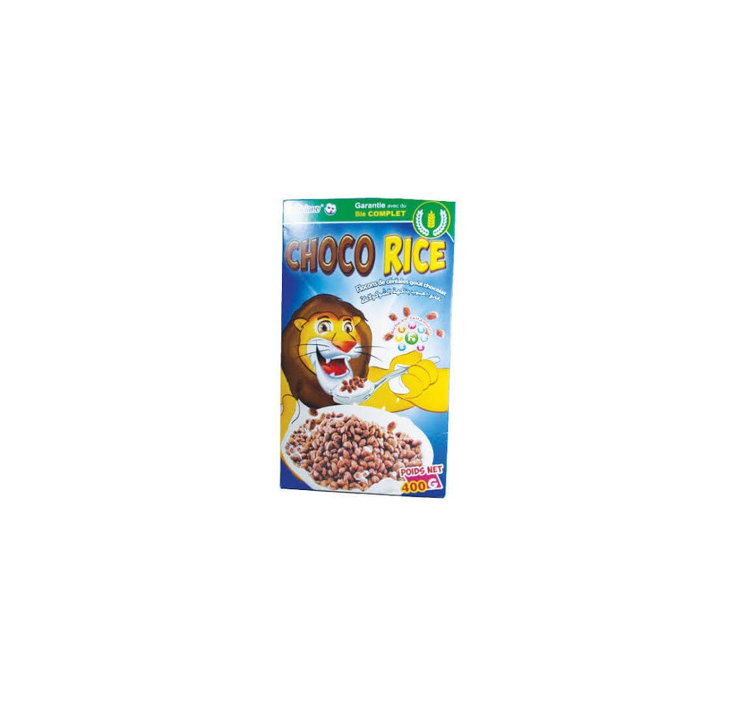 Choco Rice Flocons de Cèrèales Goût Chocolat - 400g 