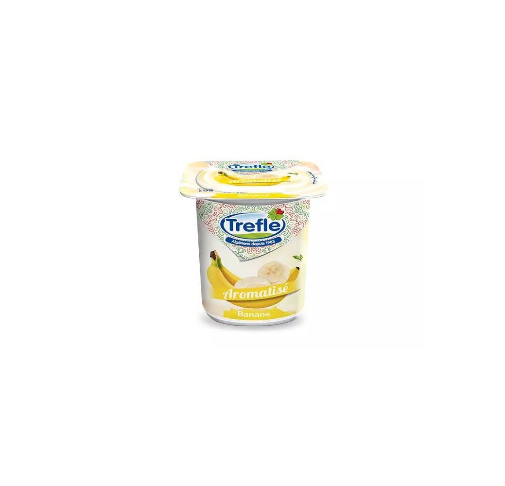 Yaourt DANONE Trèfle Aromatisé  Banane 95g