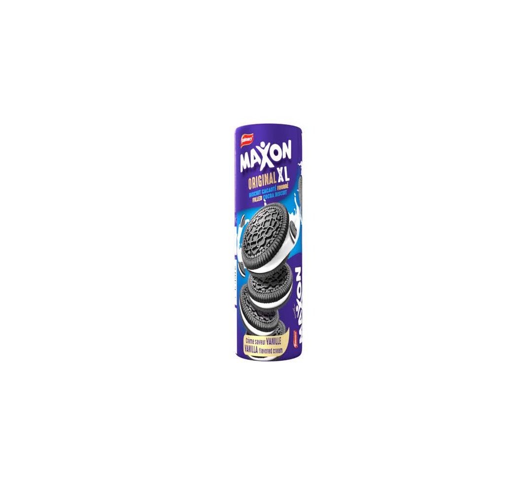 Maxon XL Biscuit Fouré à la crème Vanille 375g