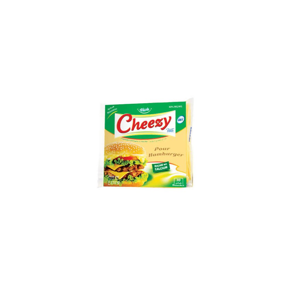 Chezzy Pour Hamburger Prèparation Fromage en Tranche en 10 Slices 170g 