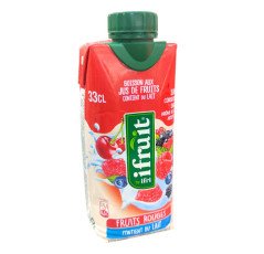 Boisson aux jus de fruits rouges Contient du lait IFRUIT 33cl