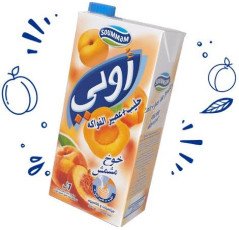 Olè Jus de Fruits et Lait Pèche Abricot 1L