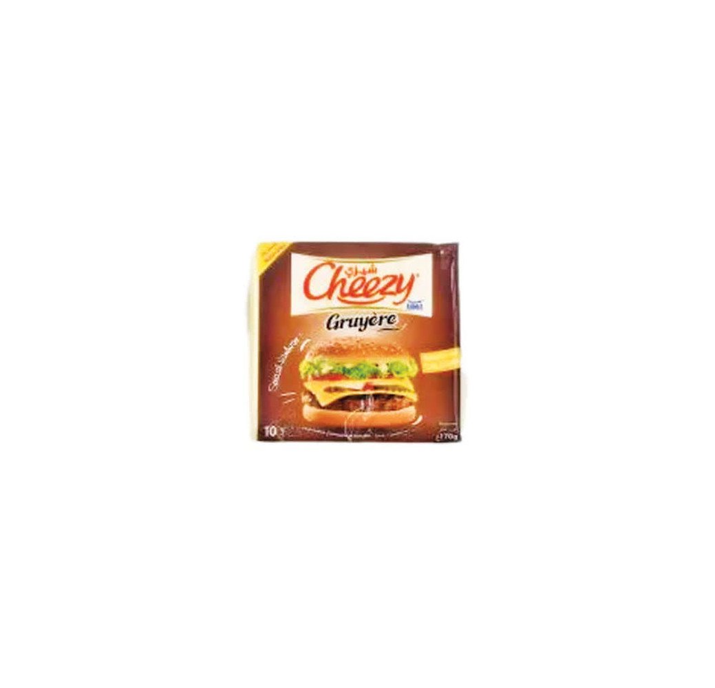 FROMAGE SLICES CHEEZY 170G GRUERE