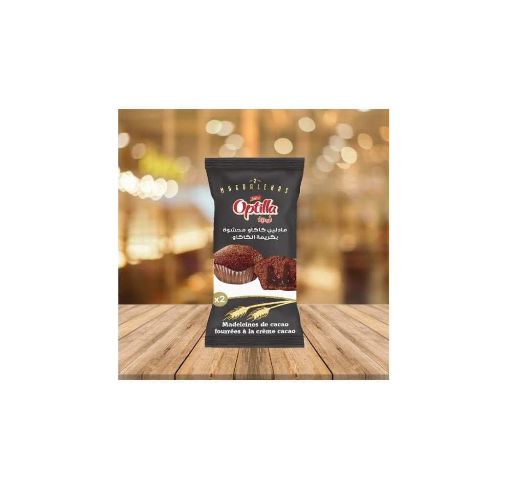 Optilla Madeleines Fourrées á la crème de Cacao 75g