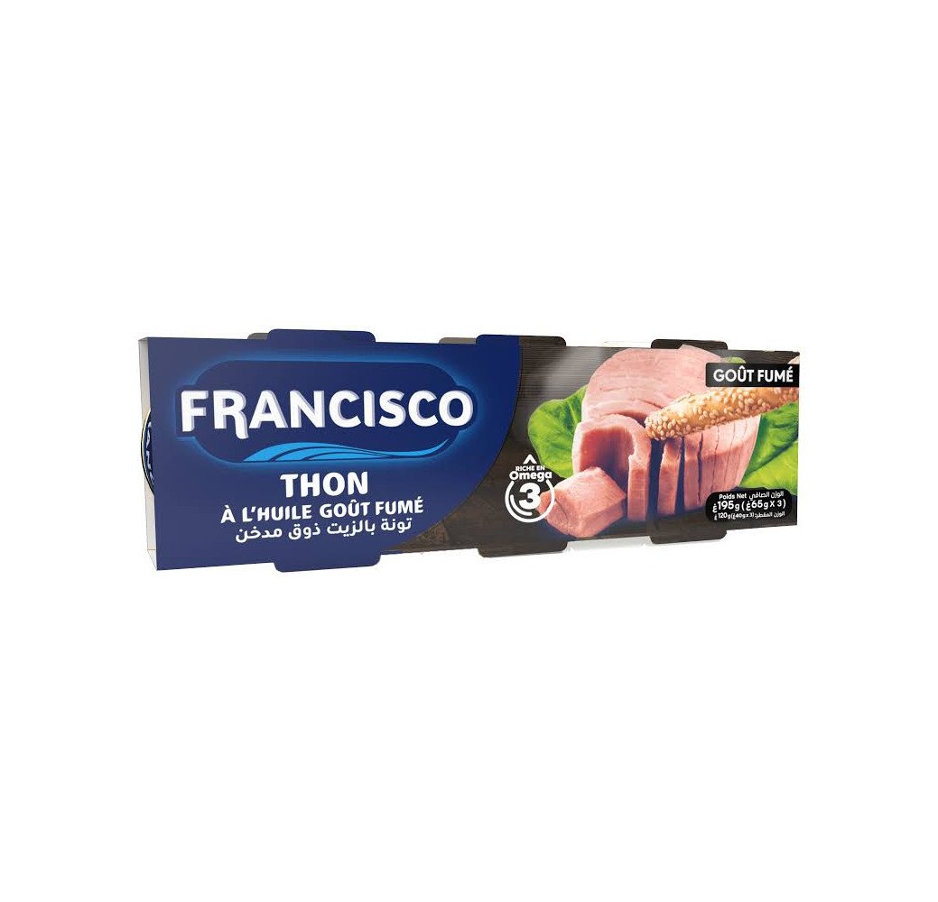  Francisco thon Á L'huile Gout fumè