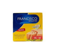 Francisco thon entier a l'huile 160g 