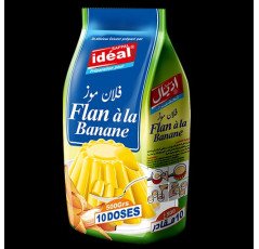 Idéal Flan Goût Banane 500g 