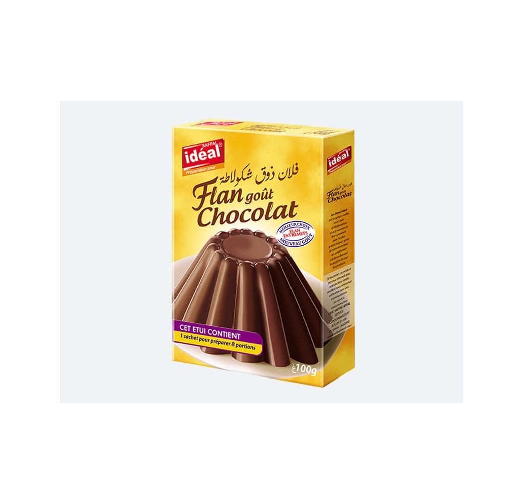 Idéal Flan Goût Chocolat 100g 