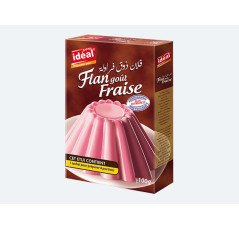 Idéal Flan Goût Fraise 100g 