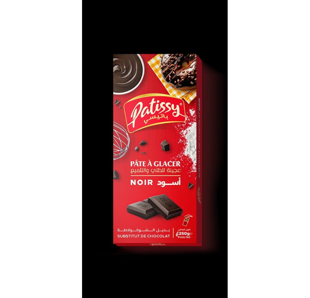 Patissy Pate à Glacer Noir 250G