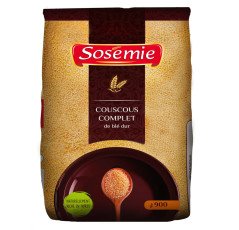 Sosemie couscous complet de blé complet -900g 