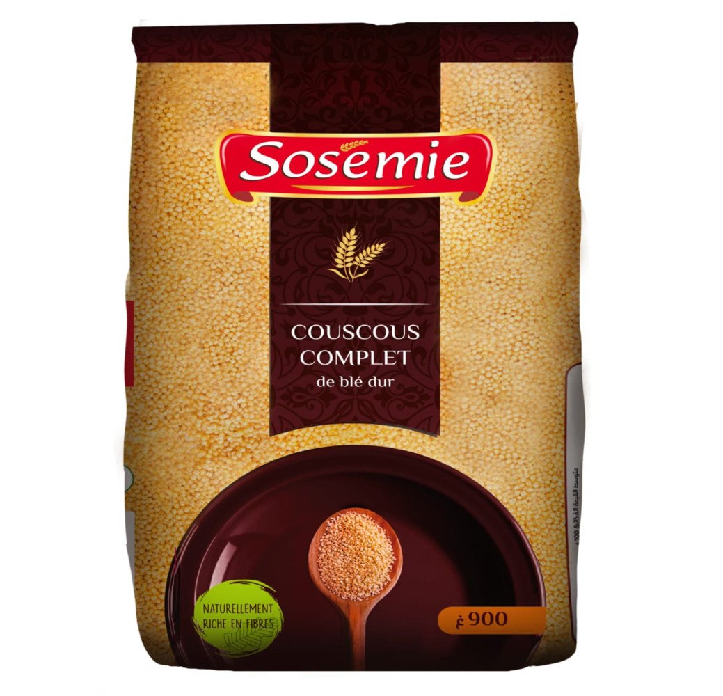 Sosemie couscous complet de blé complet -900g 