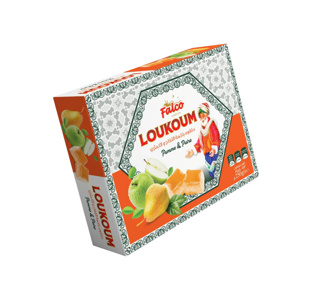 Falco Loukoum pomme et poire 250G